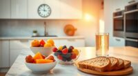 align meals with circadian rhythms