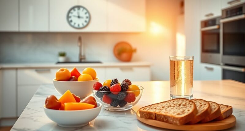 align meals with circadian rhythms