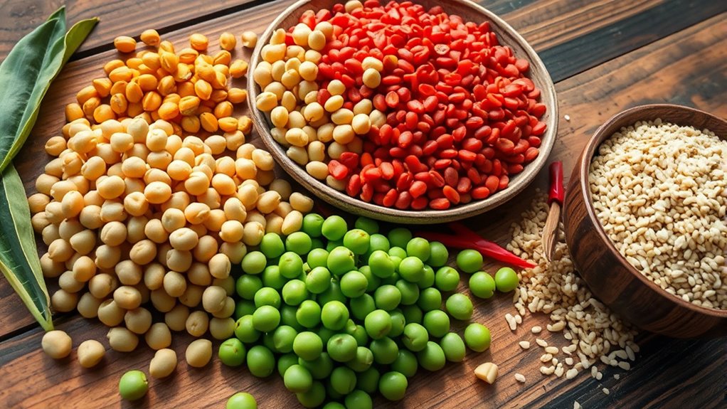 combine diverse plant proteins