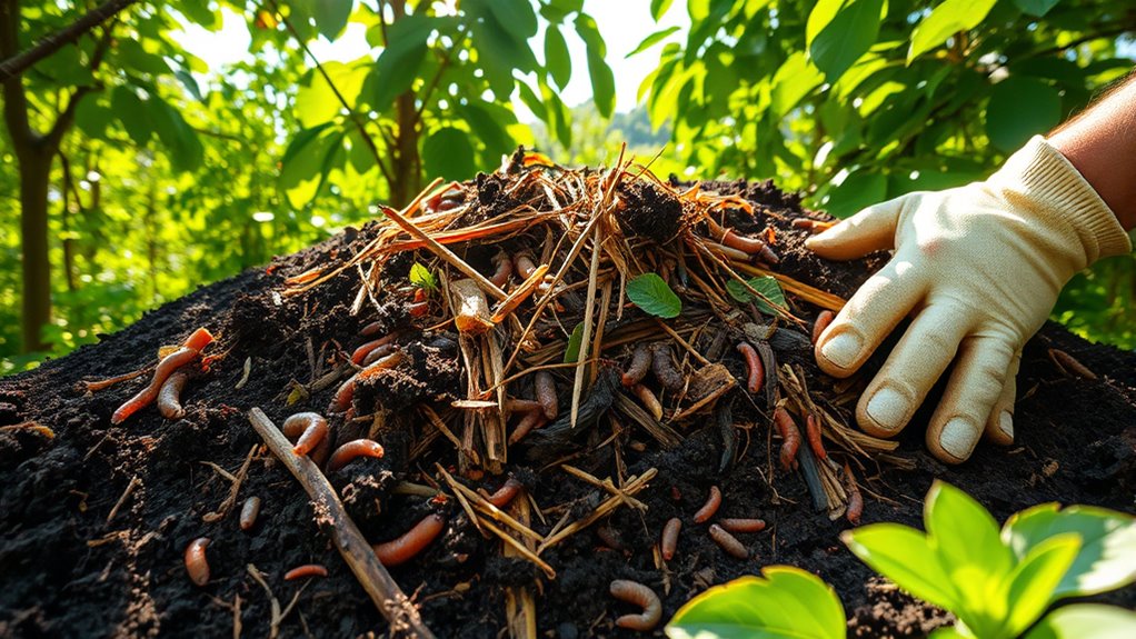 enhance soil through composting