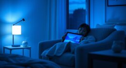 evening blue light avoidance