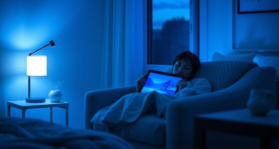 evening blue light avoidance