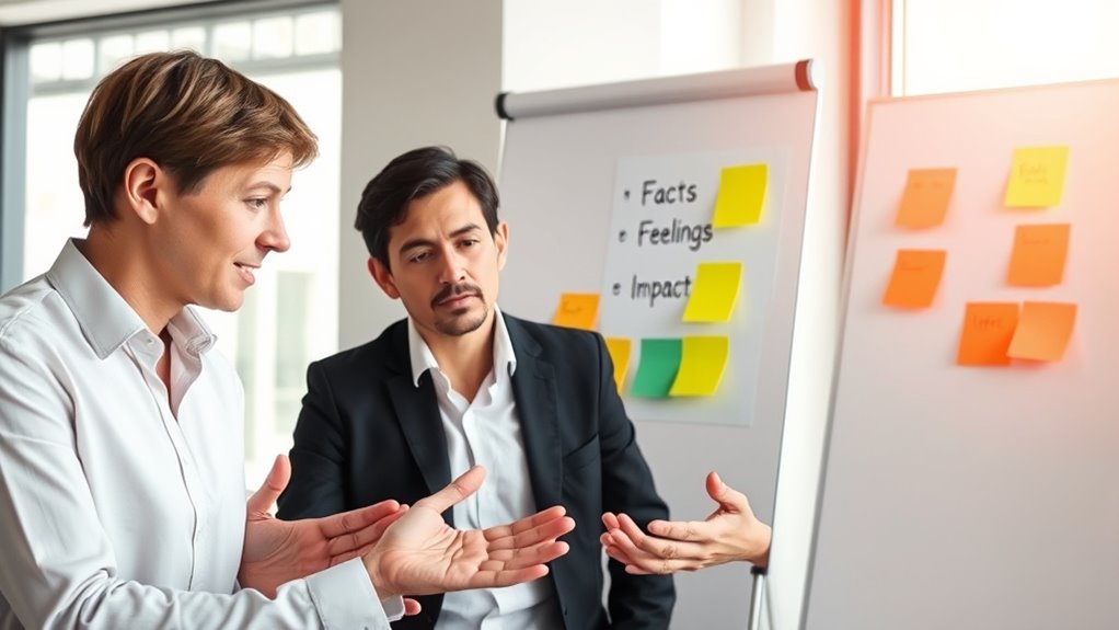 structured feedback using facts