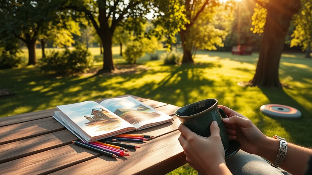 embrace outdoor offline activities