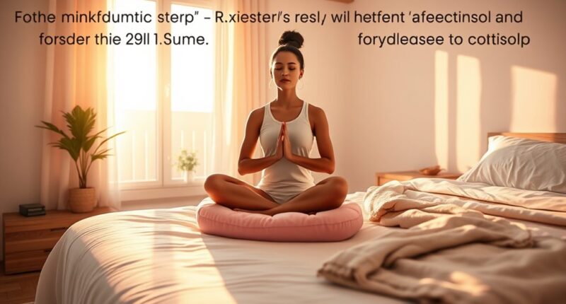 mindfulness reduces cortisol boosts sleep