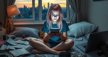 youth stress sleep finance