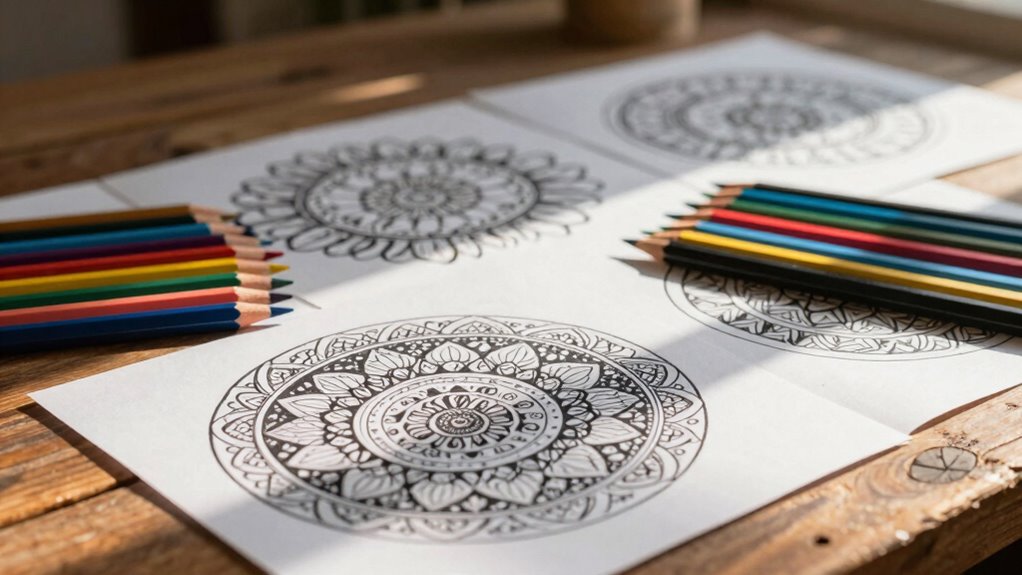 coloring relaxes mental clutter