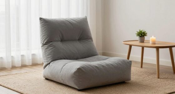 comfortable floor seating
