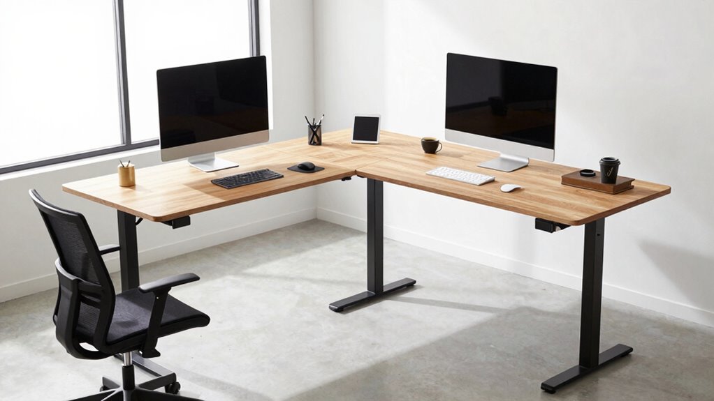 ergonomic space saving workspace solution