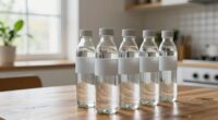 filtered water bottles daily