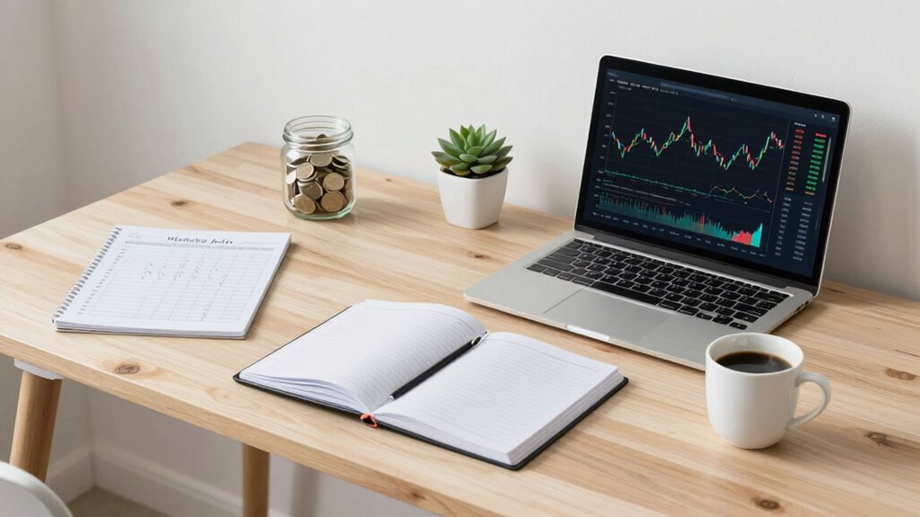 mindful financial review routine