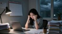 overworking signals mental distress