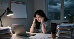 overworking signals mental distress