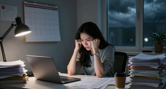 overworking signals mental distress