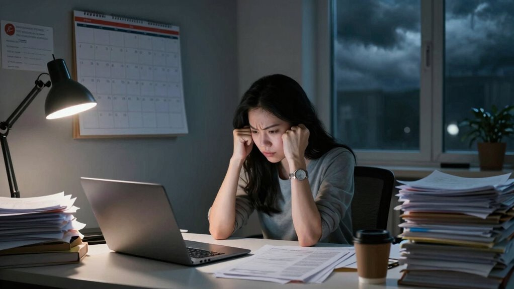 overworking signals mental distress
