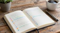 tracking habits through journaling