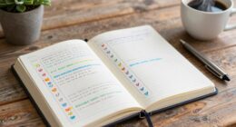 tracking habits through journaling