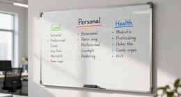 visible goals amid distraction