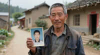 This is Guo Gangtang, whose son Xinzhen was kidnapped in 1997. He spent 24 years searching across China, riding over 500,000 km using up his life savings. They were finally reunited in 2021, and his journey ended up helping authorities find over 100 other missing children.