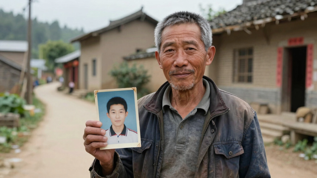 This is Guo Gangtang, whose son Xinzhen was kidnapped in 1997. He spent 24 years searching across China, riding over 500,000 km using up his life savings. They were finally reunited in 2021, and his journey ended up helping authorities find over 100 other missing children.