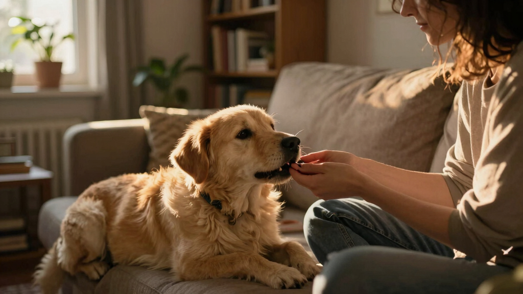 Why Does My Dog Nibble On Me? It's Canine For "I Love You," Actually