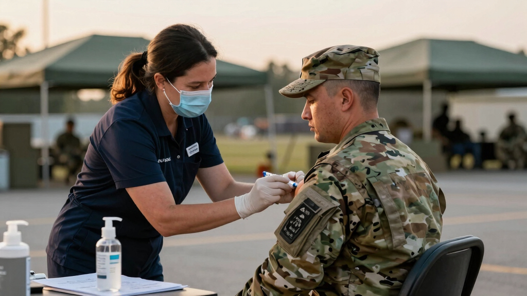 Military requiring flu vaccines for recruits as Air Force base deals with outbreak