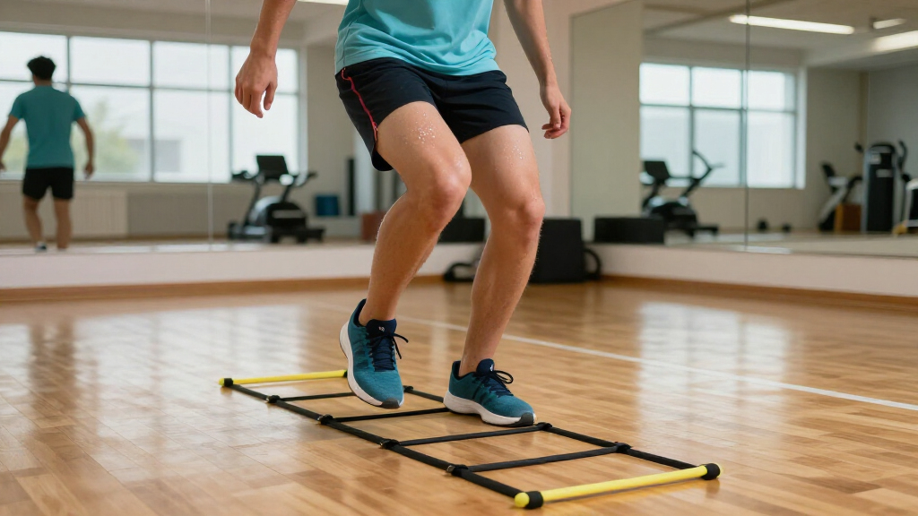 A 20-Minute Agility Ladder Workout